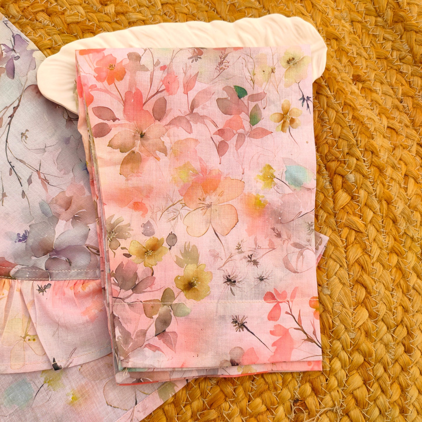 Pastel Peach 2 PC lawn suit (BSCS-001)