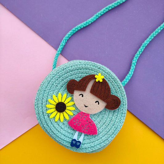 Cute summer woven bag-(HB-GRL-005)