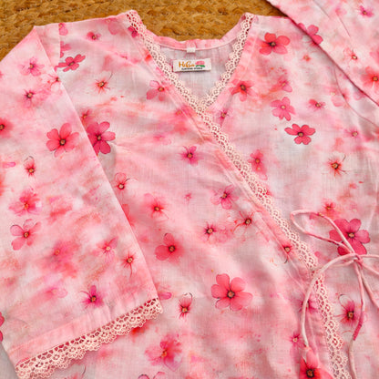 Pink Angrakha Style 2 PC Lawn Suit (BSCS-002)