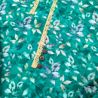 Sea green Khaddar 2 PC dress (BW-002)