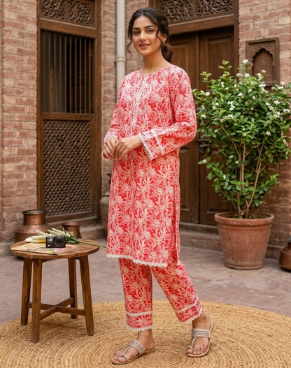 Crismon Adults 2 PC Lawn suit (PLC-0022)