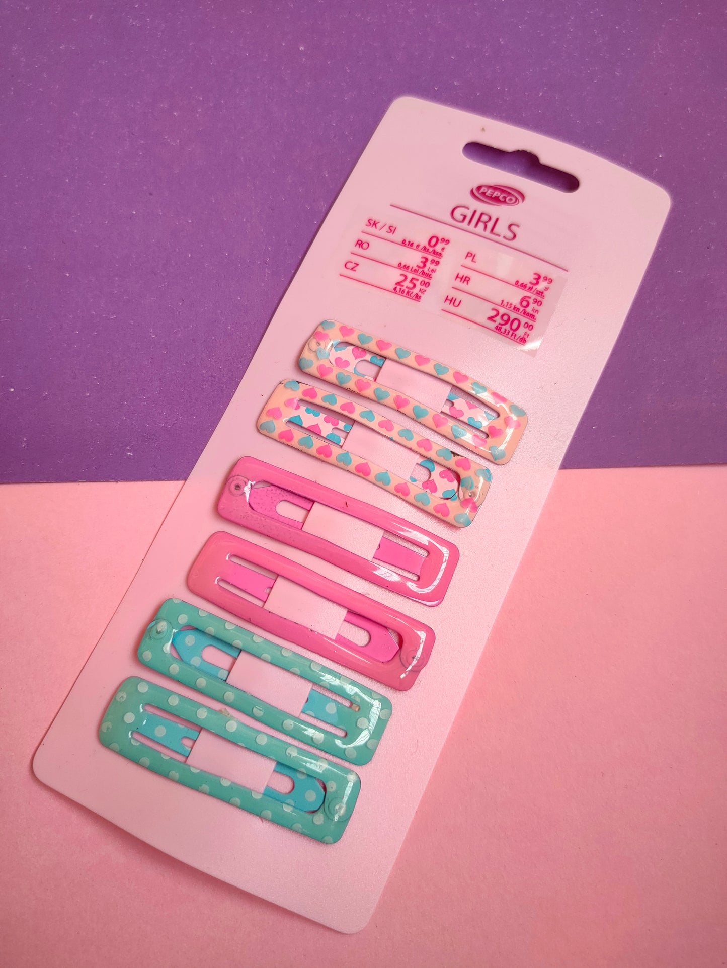 Hair clip set 6 pcs-(HA-001)