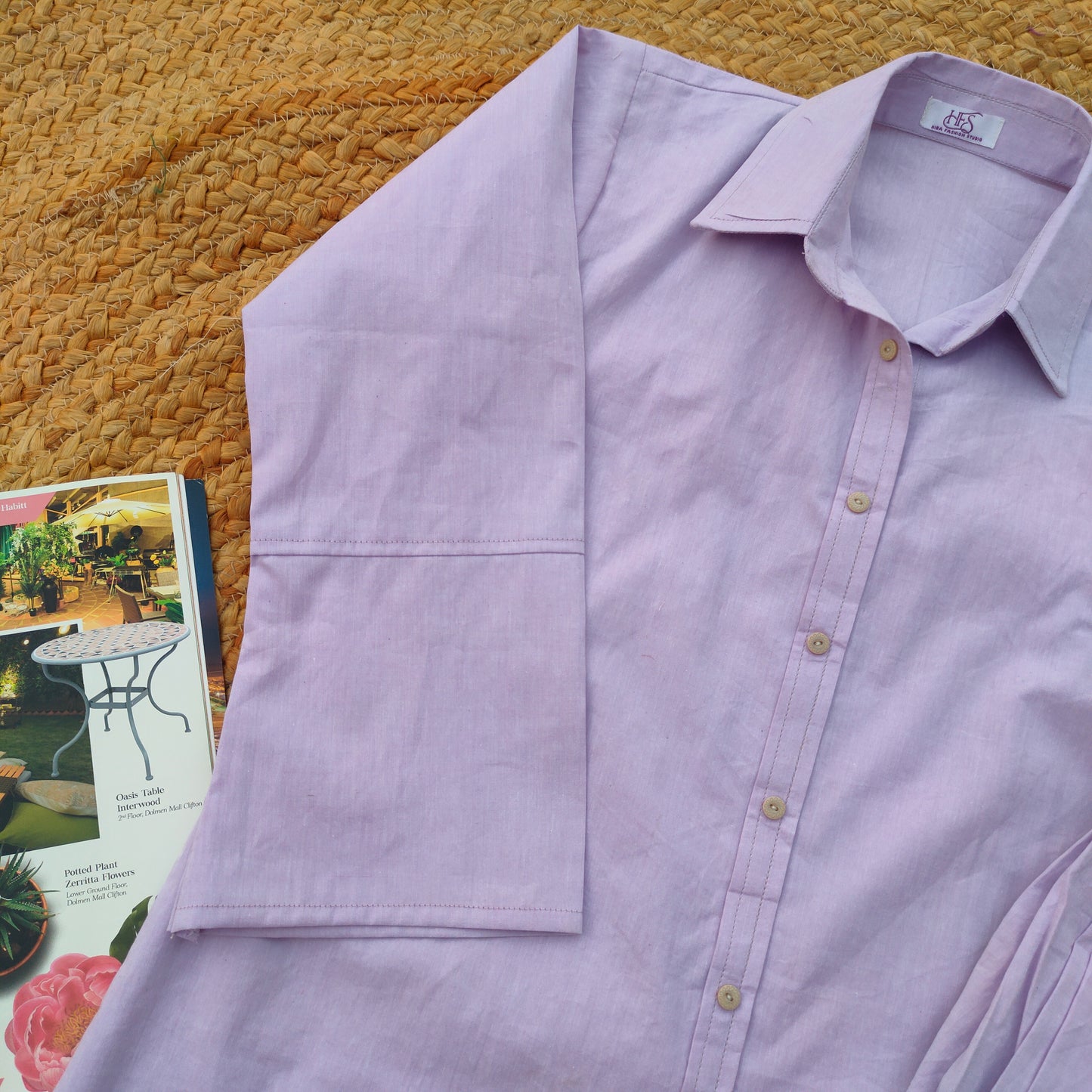 Lilac solid Co-ord Set (BW-004)