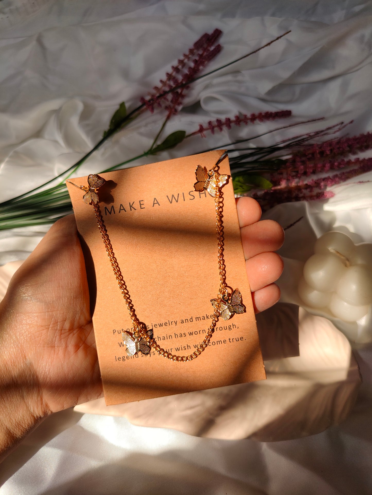 Elegant butterfly necklace-(PN-002)