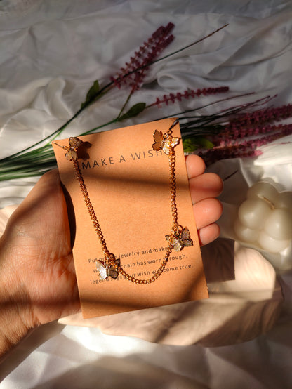 Elegant butterfly necklace-(PN-002)