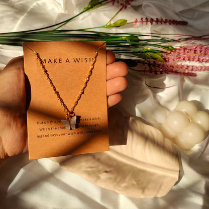 Elegant butterfly necklace-2-(PN-004)