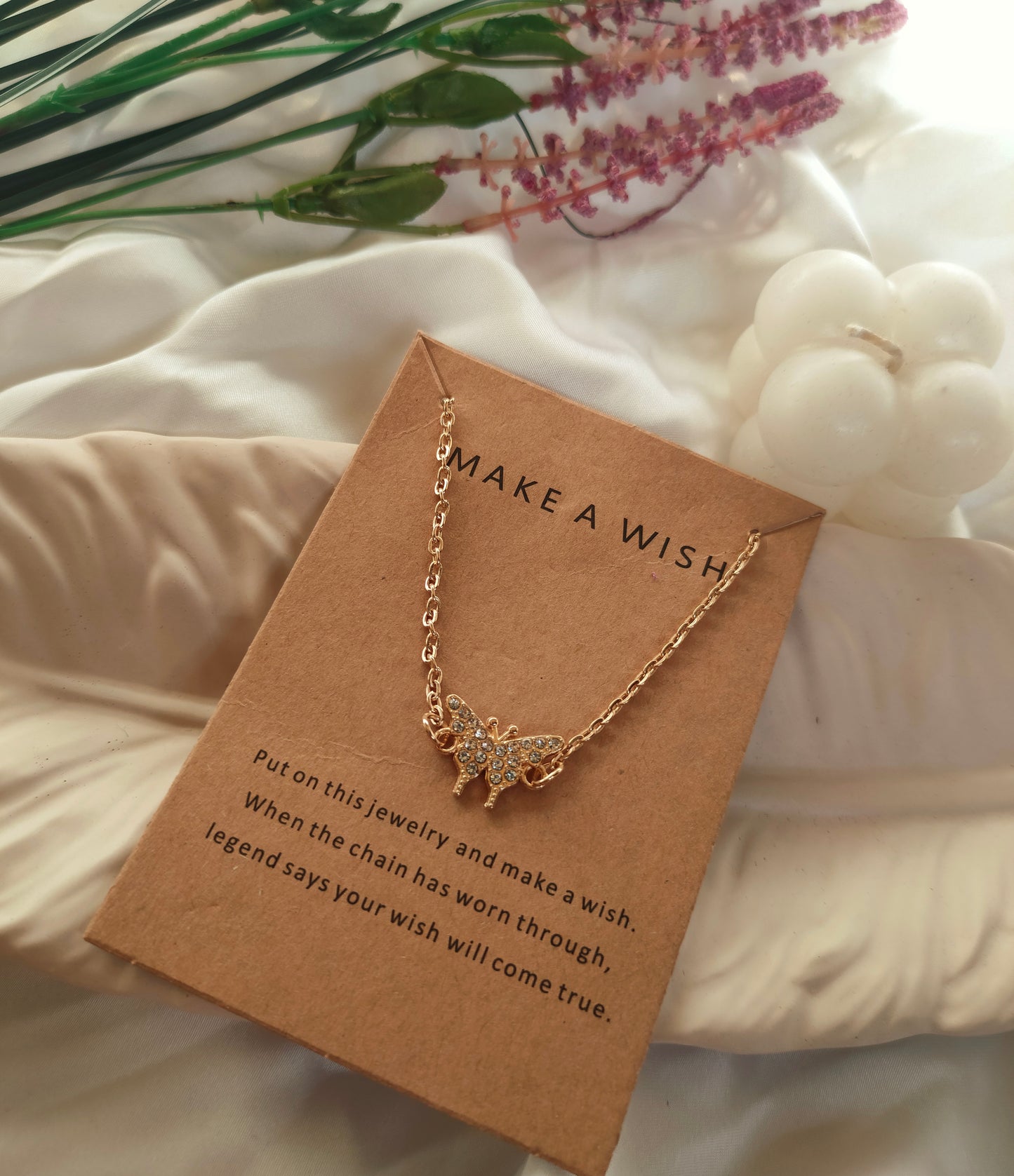 Elegant butterfly necklace-4-(PN-008)