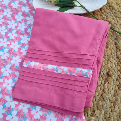 Pink & Ferozi 2 PC Lawn suit (GEC-0012)
