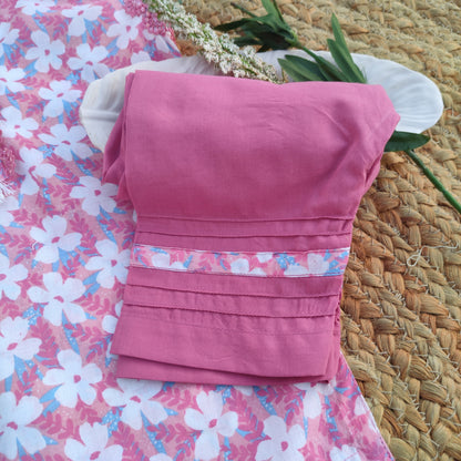 Pink & Ferozi 2 PC Lawn suit (GEC-0012)