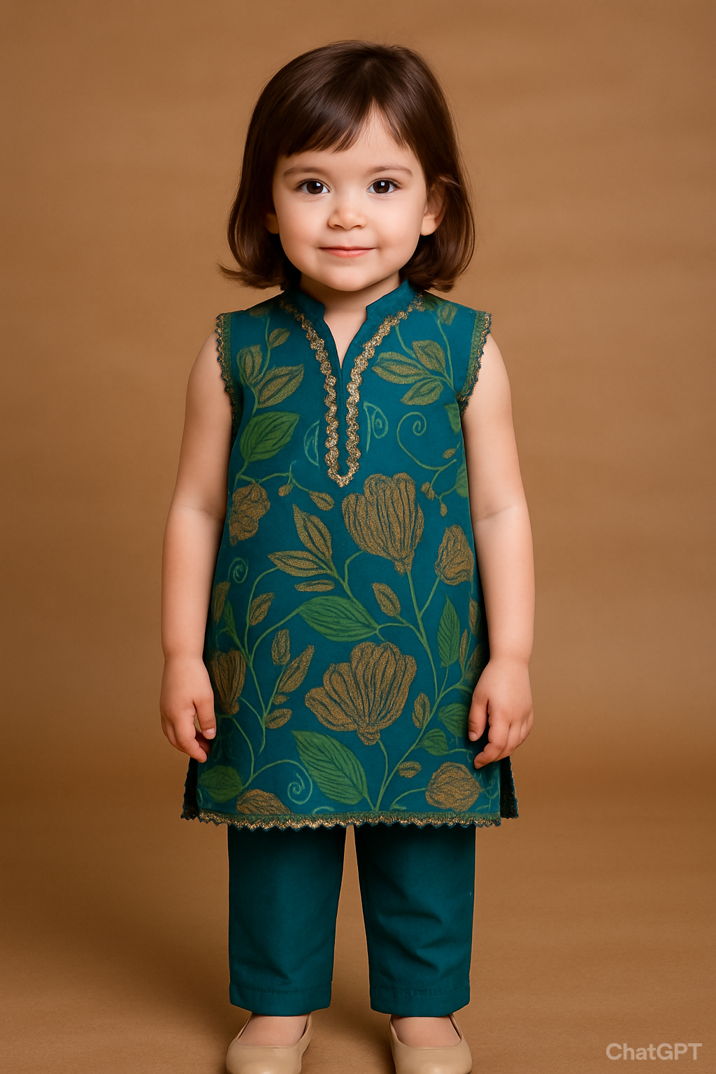 Seagreen 2 PC Lawn suit (BFT-008)