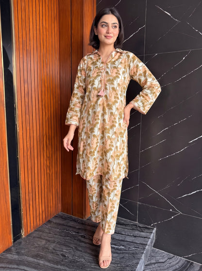 Orchid Adults 2 PC Lawn suit (PLC-0021)