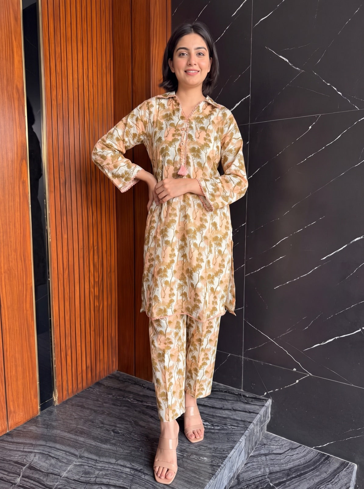 Orchid Adults 2 PC Lawn suit (PLC-0021)